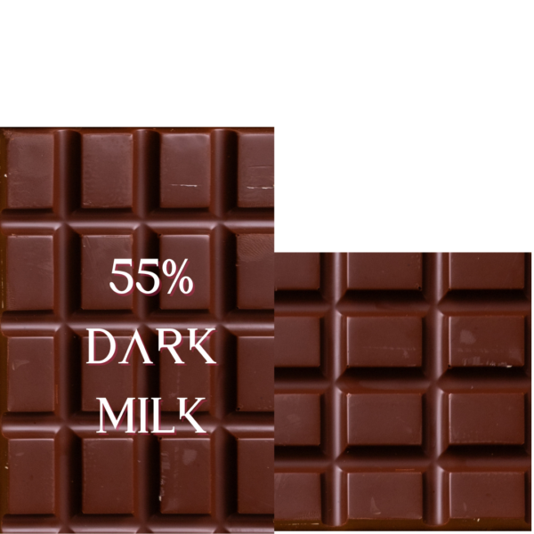 Barra de Chocolate 55% Dark Milk 80g