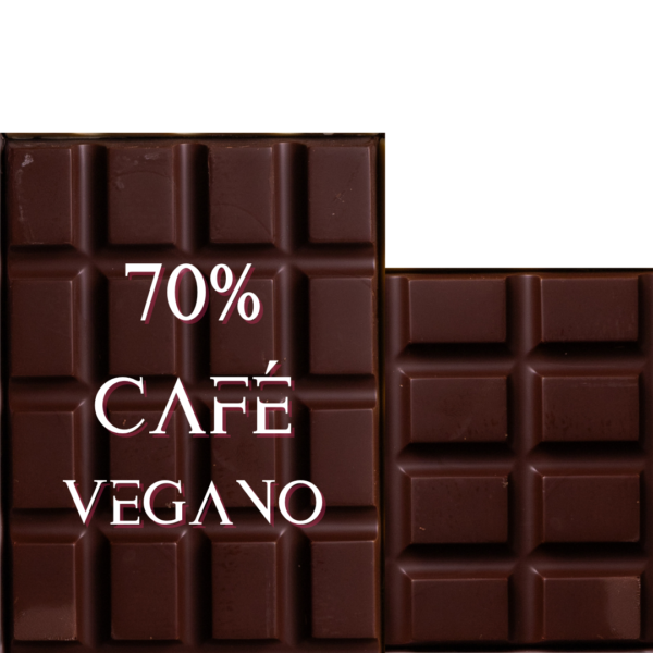 Barra de Chocolate 70% Café Vegano 80g