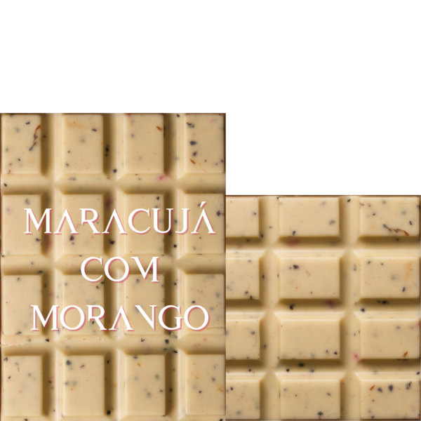Barra de Chocolate 35% Macarujá com Morango 80g